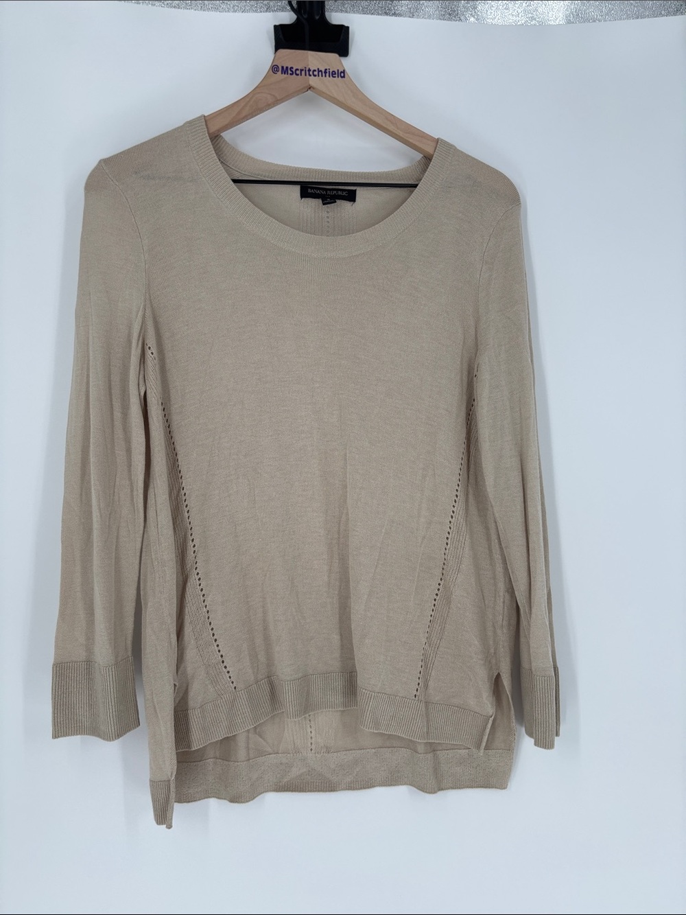 Banana republic small long sleeve lightweight sheer sweater